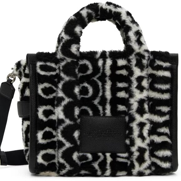Marc Jacobs Handbags - Marc Jacobs The Tote Bag Monogram Teddy Black & White Size Medium NEW